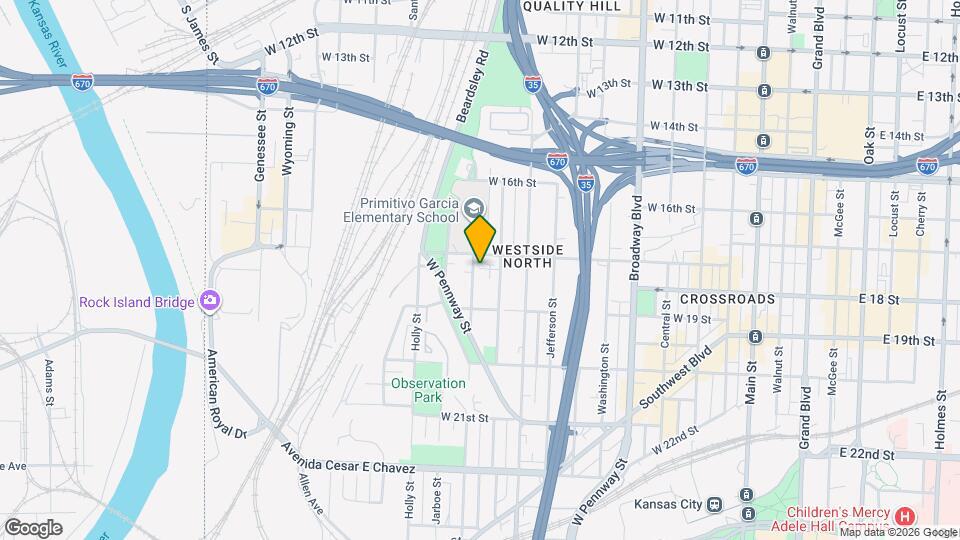 1715 Belleview Ave, Unit Updated Westside North Duplex Map and Location Details