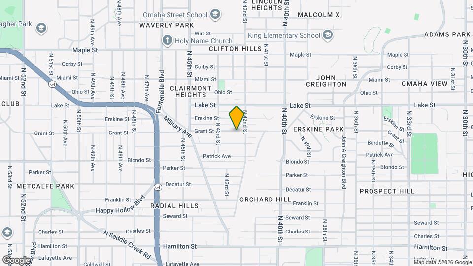 4215 Grant St Map and Location Details