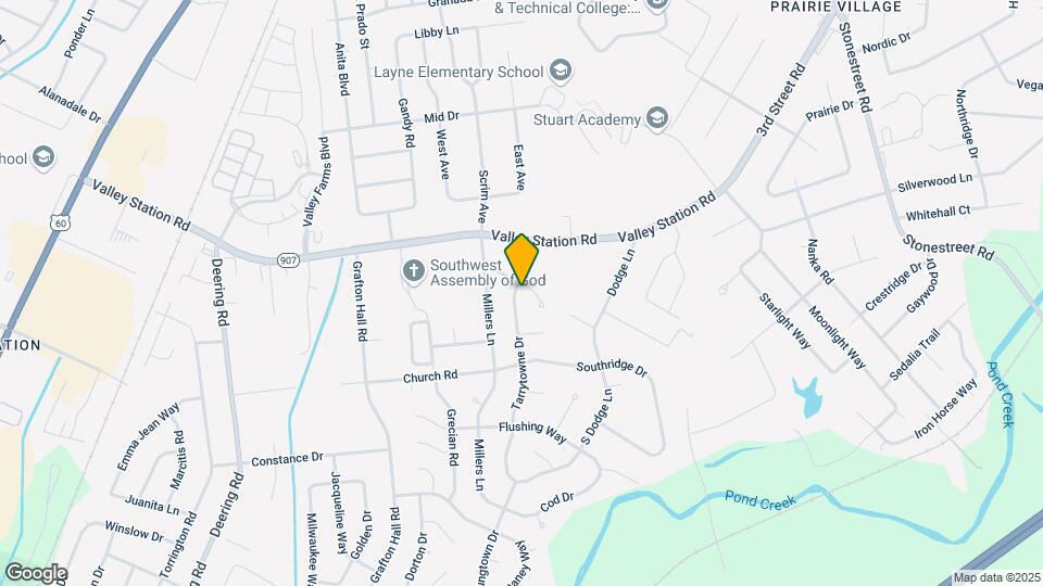 10401 Tarrytowne Dr Mapa y Detalles de la Ubicación