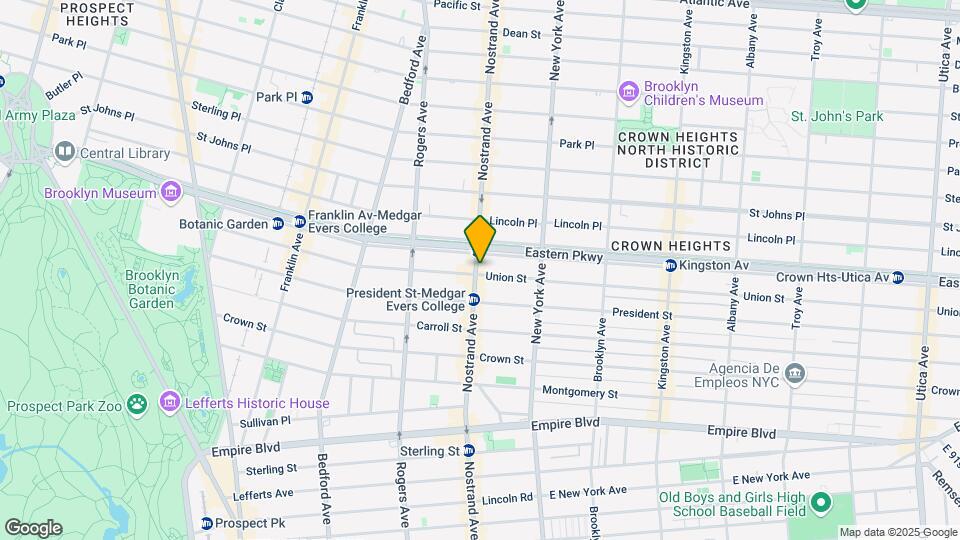 803 Nostrand Ave Map and Location Details