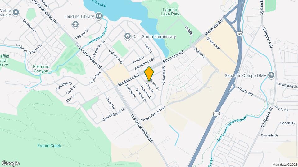 1742 Lima Dr Map and Location Details