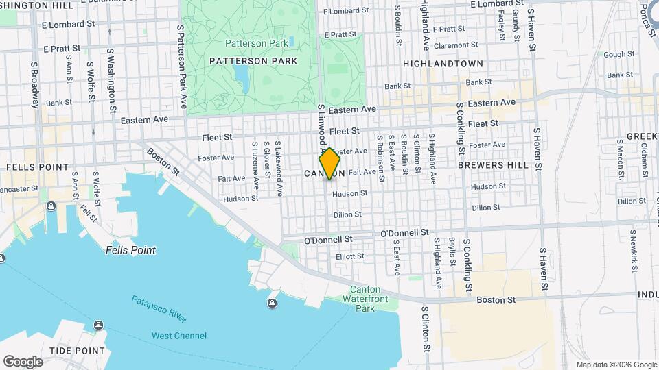 825 S Linwood Ave Map and Location Details