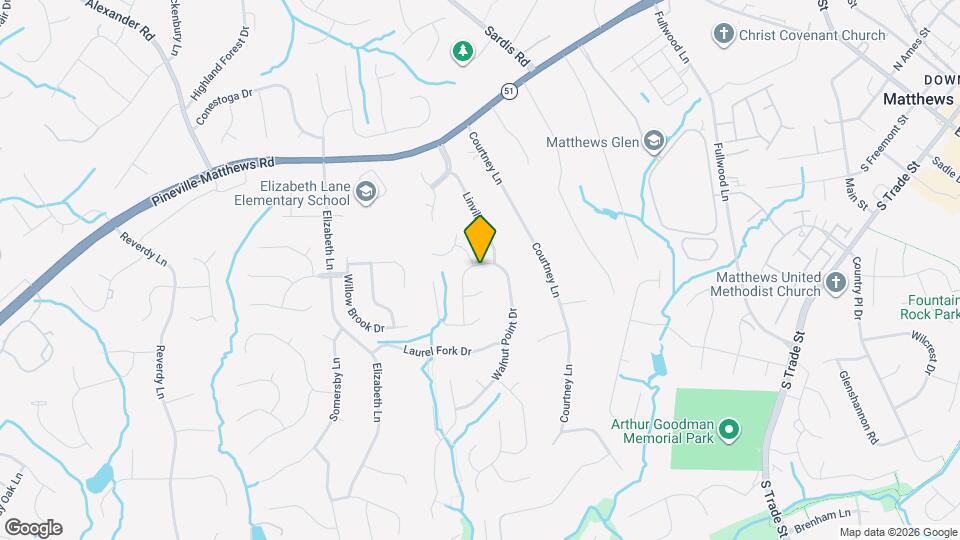 332 Walnut Point Dr Map and Location Details