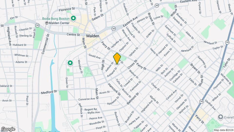 23 Ashland St, Unit #1 Mapa y Detalles de la Ubicación