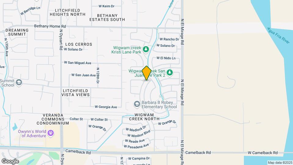5522 N Ormondo Way Map and Location Details