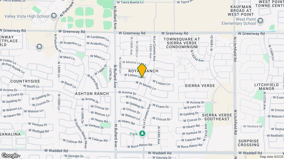 14515 W Lisbon Ln Map and Location Details