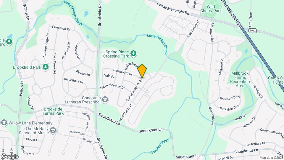 5192 Spring Ridge Dr E Map and Location Details