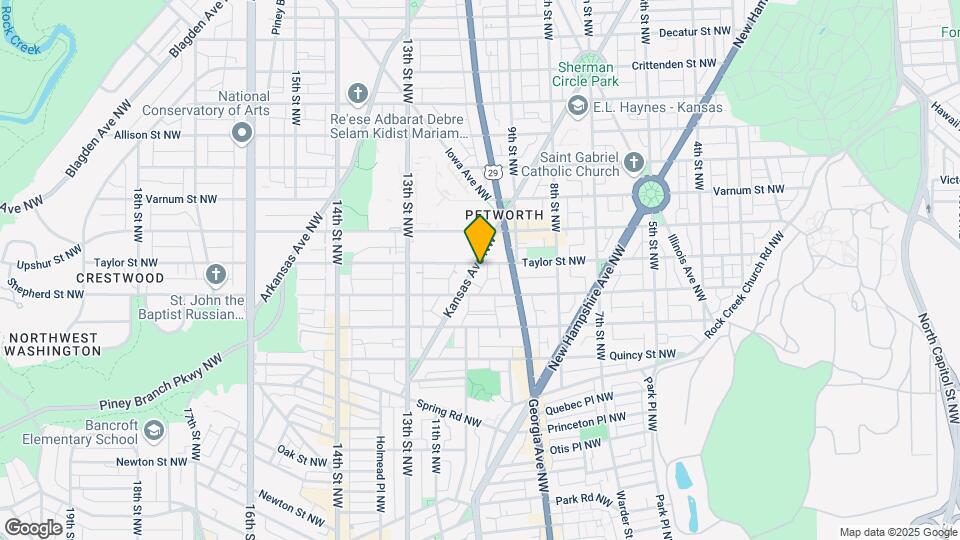 4025 Kansas Ave NW Map and Location Details