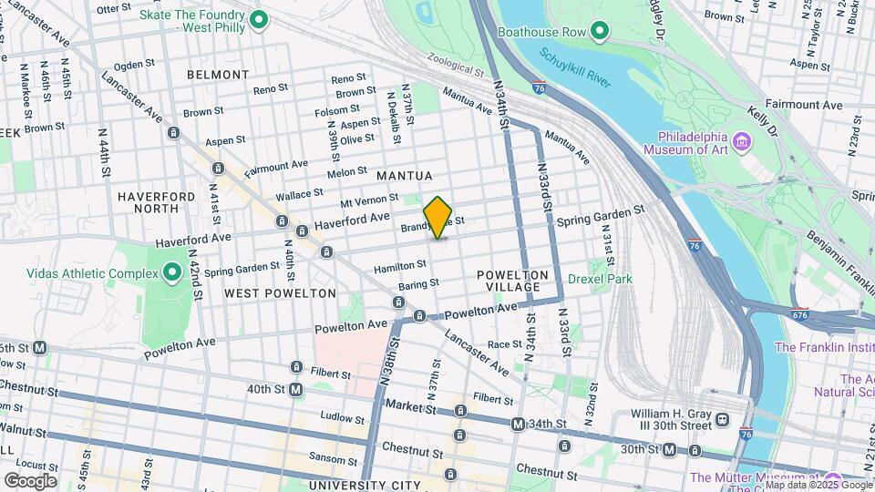 3616 Spring Garden St Map and Location Details