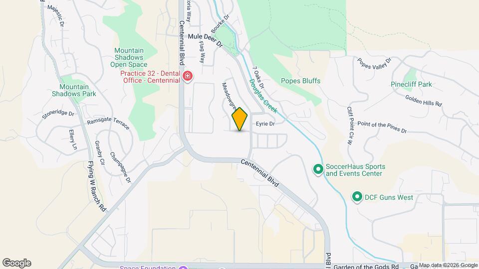 1861 Powder River Dr Map and Location Details