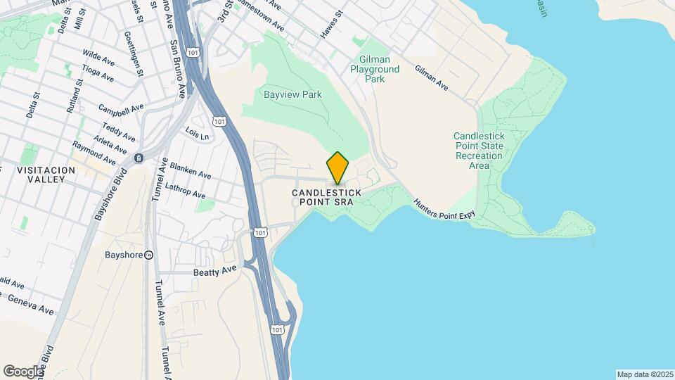 Candlestick Point Condominium Mapa y Detalles de la Ubicación