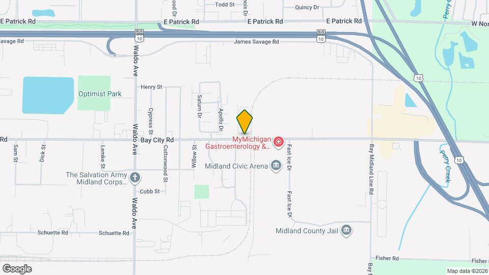 4015 Bay City Rd Map and Location Details