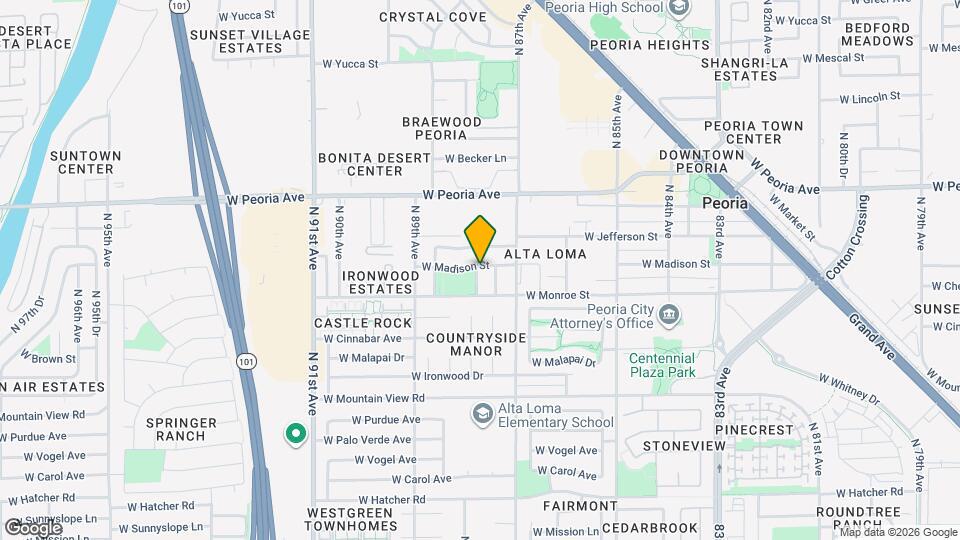 10221 N 87th Ln Map and Location Details