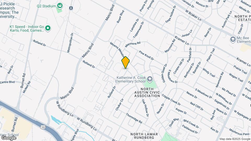 10206 Oak Hollow Cir Map and Location Details