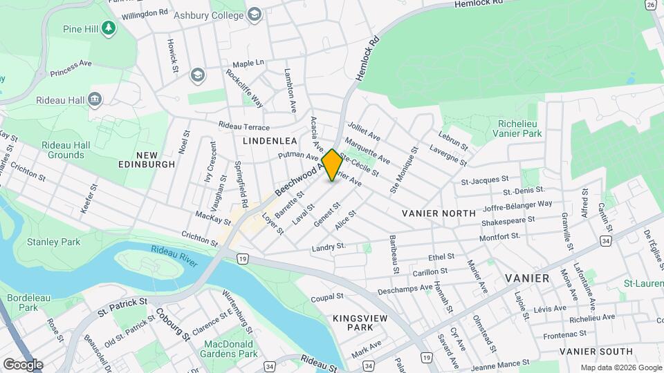165 Laval St, Unit 165 Map and Location Details
