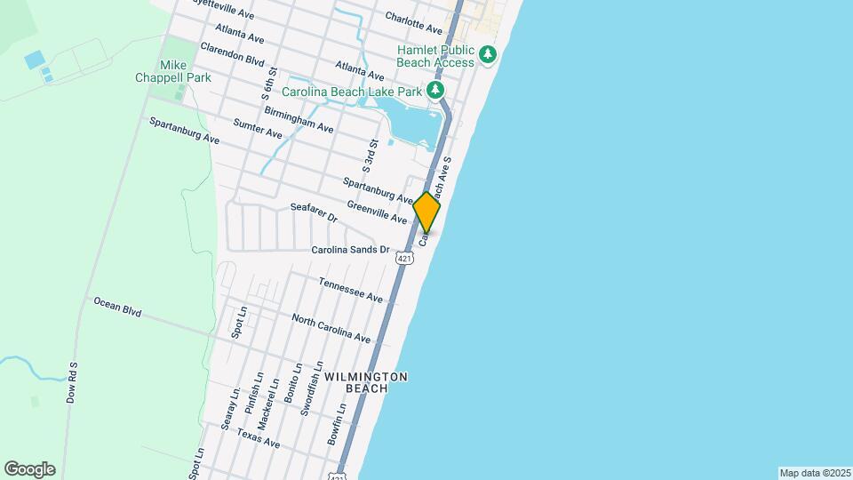 1007 Carolina Beach Ave S Map and Location Details