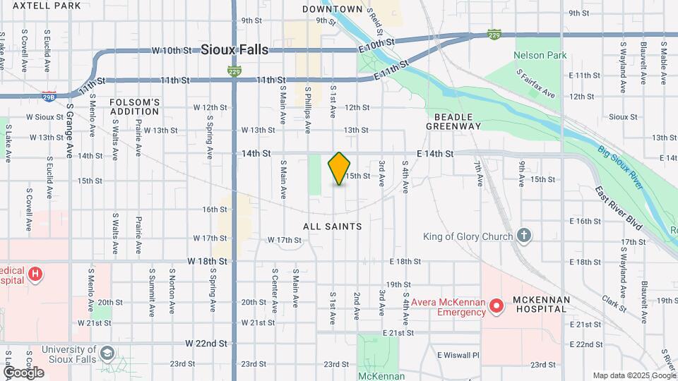 714 S 1st Ave Map and Location Details