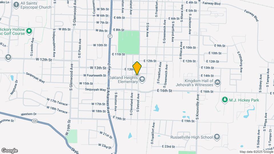 1402 S Detroit Ave Mapa y Detalles de la Ubicación