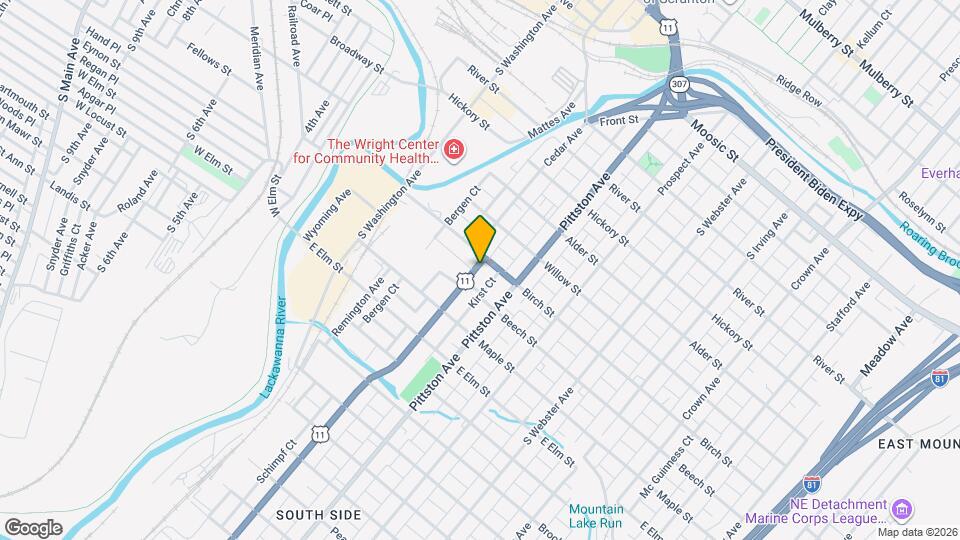 811 Cedar Ave Map and Location Details