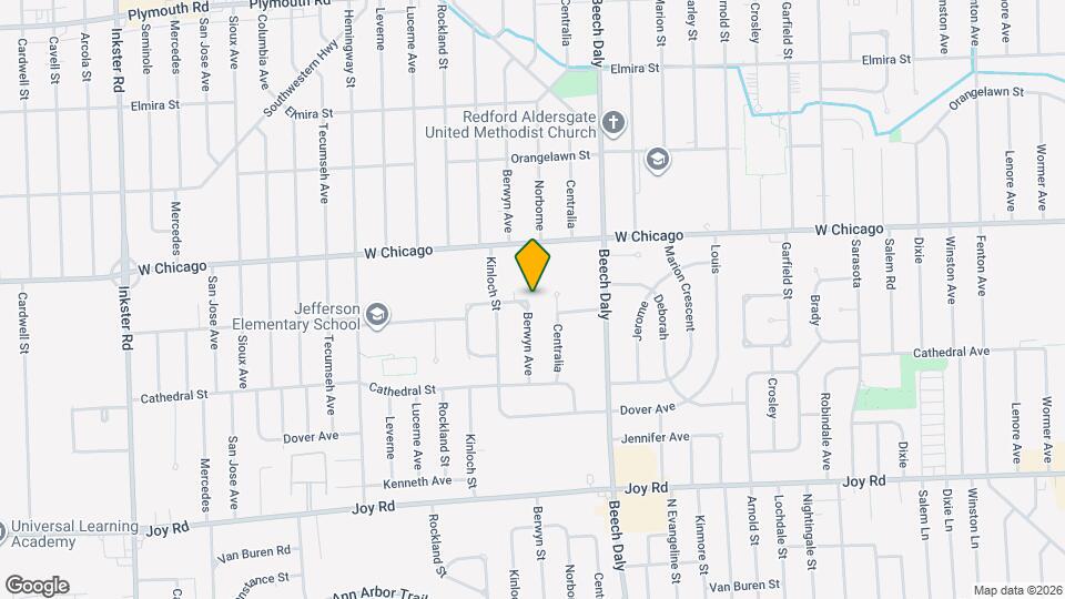 9266 Berwyn Ave Map and Location Details