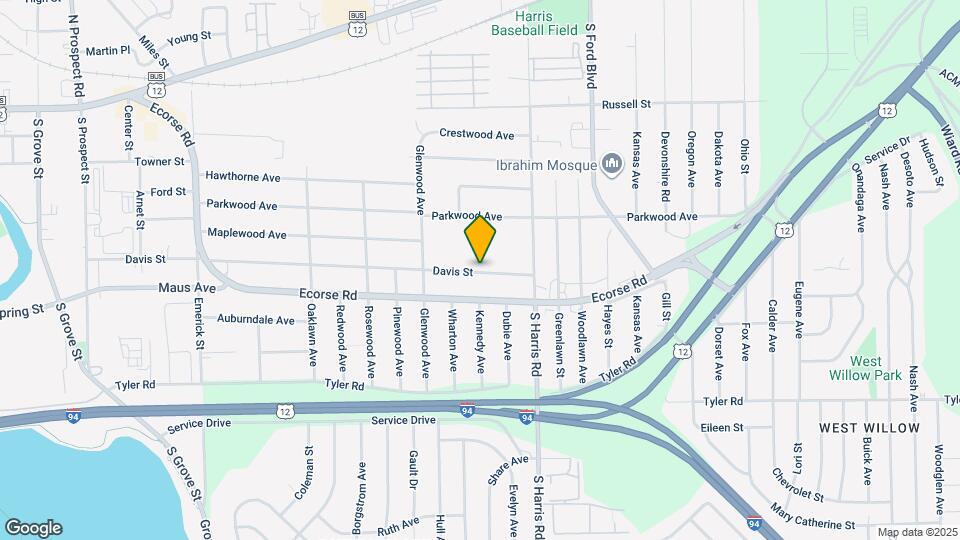 1303 Davis St Map and Location Details