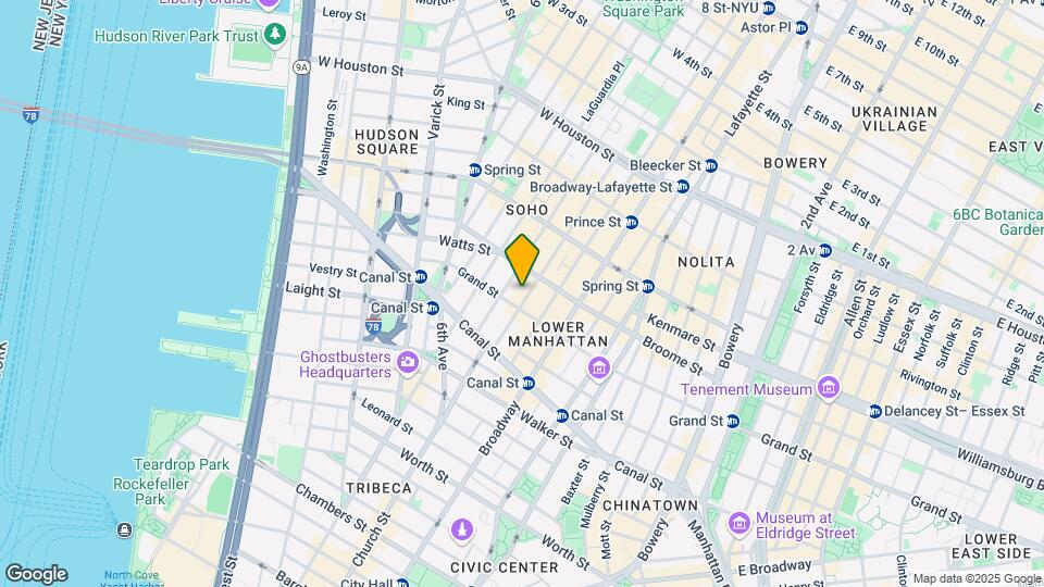 41 Greene St Mapa y Detalles de la Ubicación