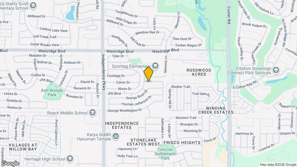 9613 Woodrow Wilson Dr Map and Location Details