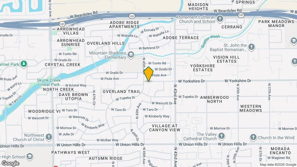 4455 W Yorkshire Dr Map and Location Details