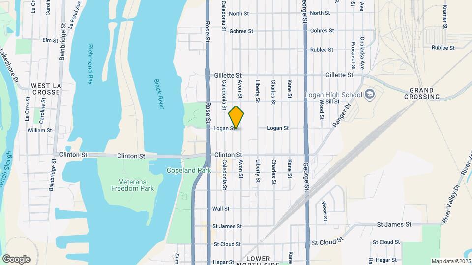 1345 Avon St Map and Location Details