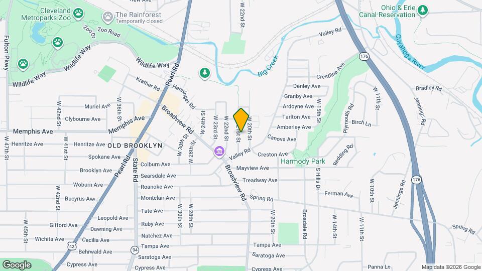 4267 W 21st St Map and Location Details