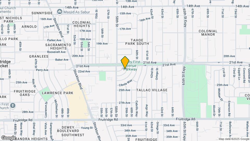 5101 Morena Way Map and Location Details