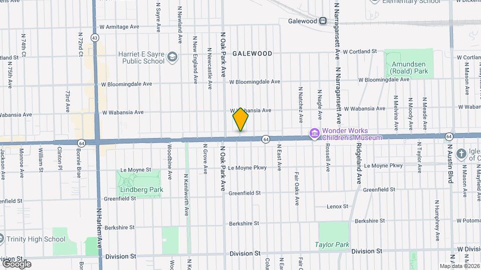 1609 N Rutherford Ave, Unit 106 Map and Location Details