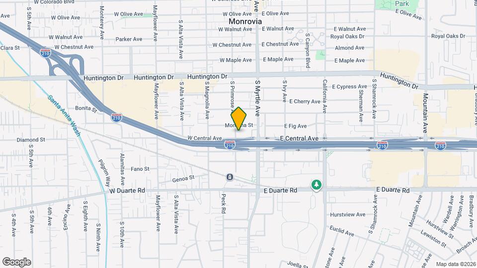 137 W Central Ave Map and Location Details