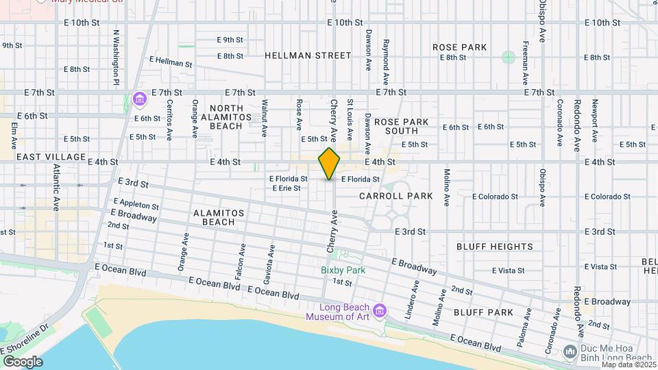 347 Cherry Ave Mapa y Detalles de la Ubicación
