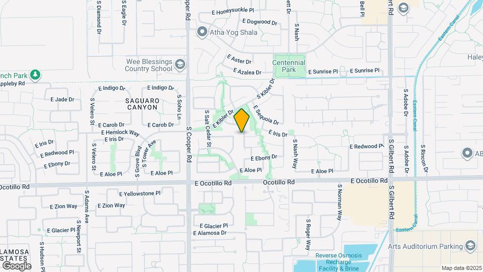 3750 S Ashley Pl Map and Location Details