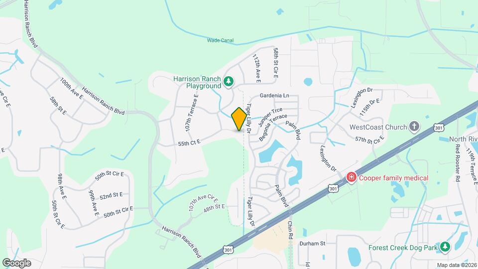 11019 55th Ct E Map and Location Details