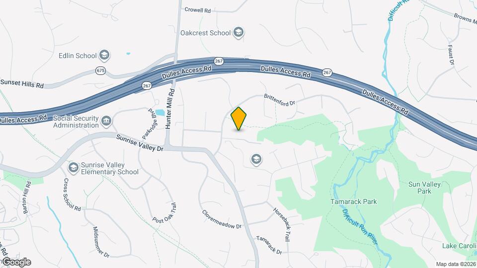 10418 Willow Crest Ct Map and Location Details