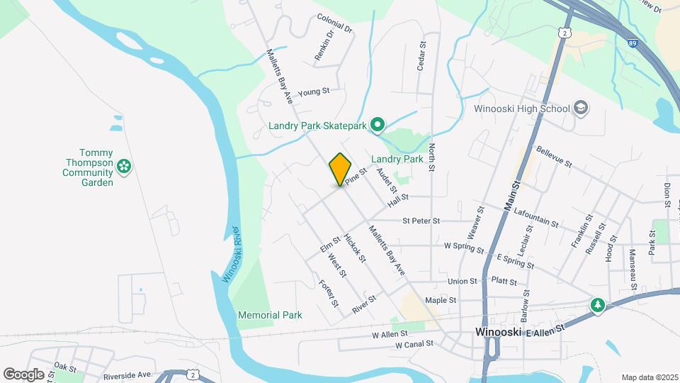 266 Malletts Bay Ave, Unit Hidden Haven C Mapa y Detalles de la Ubicación