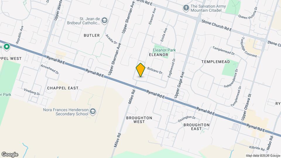 624 Eaglewood Dr Map and Location Details