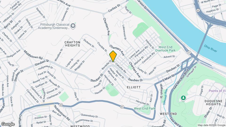 1108 Oswin St Map and Location Details