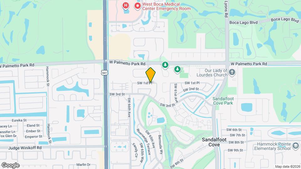 9640 SW 1st Pl Map and Location Details