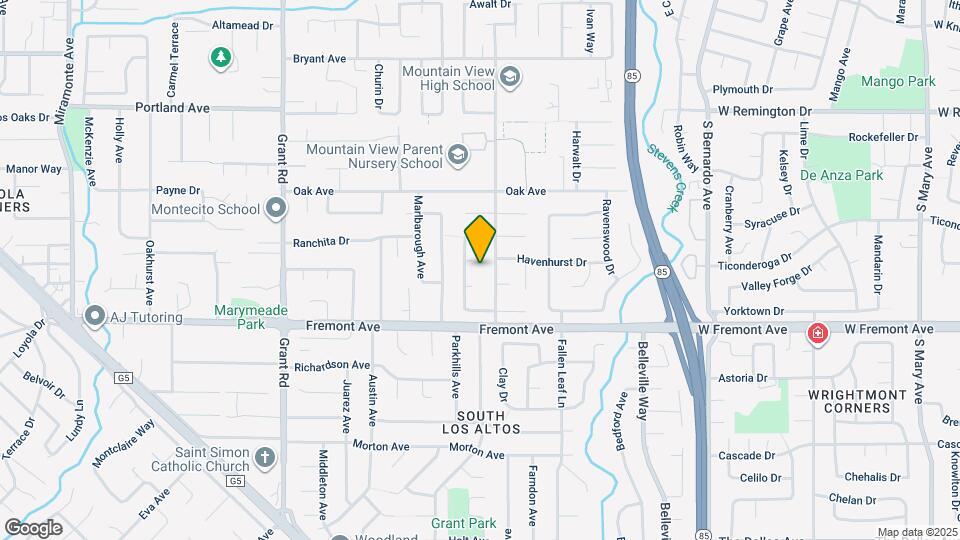 1527 Queensbury Ave Map and Location Details