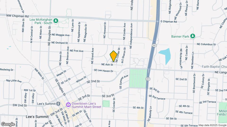 608 NE Ash St Map and Location Details