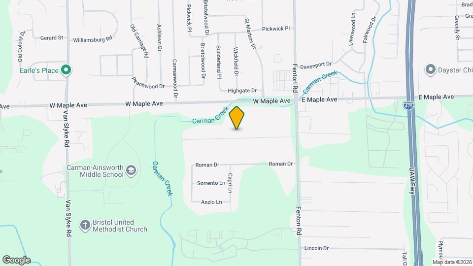 1136 W Rowland St Map and Location Details