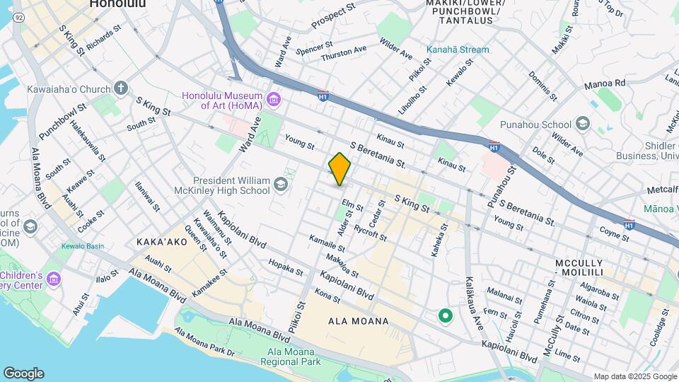 1151 Alohi Way Mapa y Detalles de la Ubicación