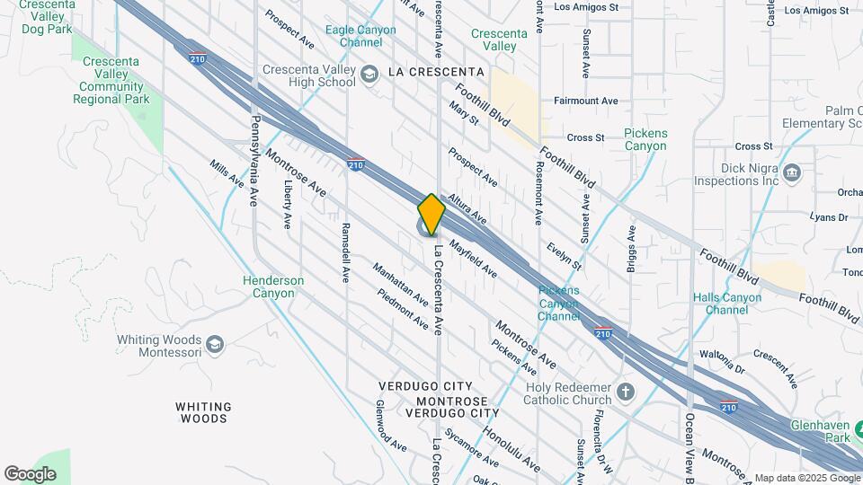 4133 La Crescenta Ave Map and Location Details