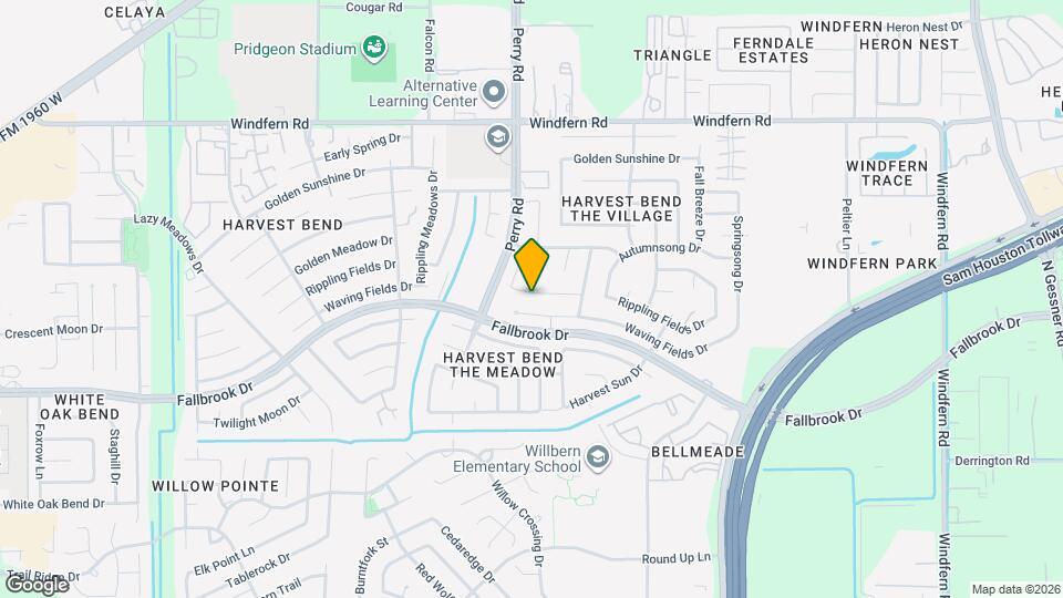 9423 Rippling Fields Dr Map and Location Details