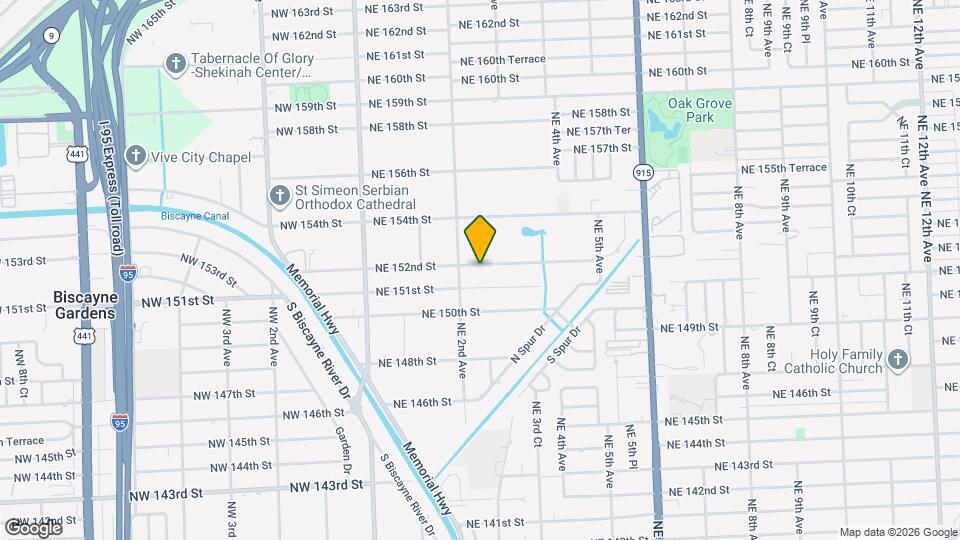 240 NE 152nd St Map and Location Details