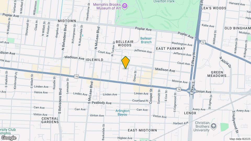 23 S Morrison St Map and Location Details