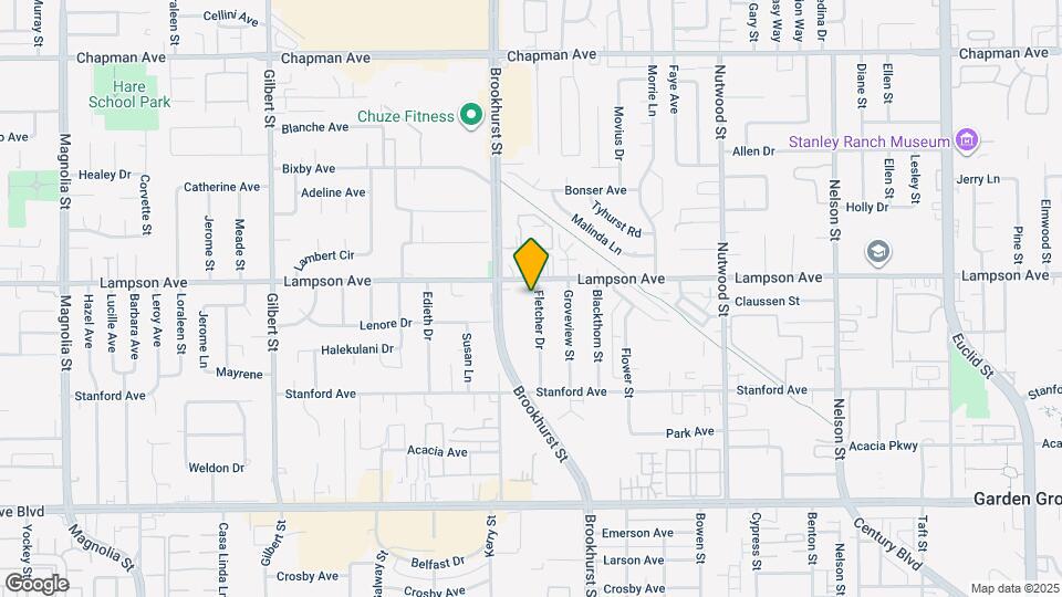 12541 Fletcher Dr Map and Location Details